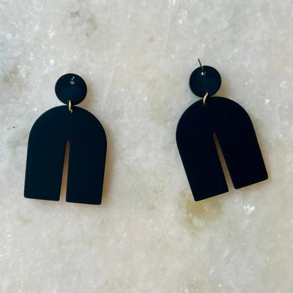 Black Over The Rainbow Earrings! - Picture 3 of 3